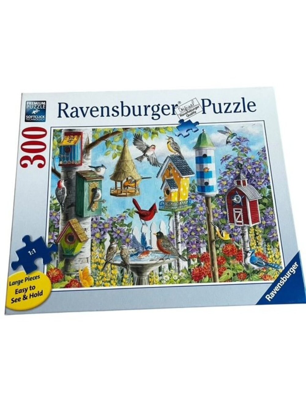 Ravensburger Puzzle 300 Piece - Multicolor Birdhouse Garden